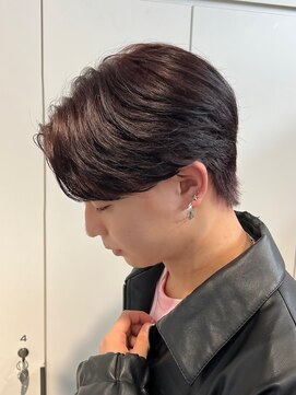 ロンドアンメゾン 原宿(Lond un Maison.) チェリーレッド/センターパート/韓国ヘア/ニュアンスパーマ