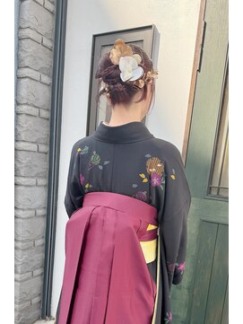 マルコ ヘア サロン(marco hair salon) リボンシニヨン