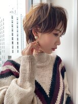 ワンバイジエクト 梅田&nbsp;【似合わせカット】フェザーショート/細めハイライト/ショート