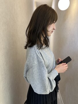 エムサロン 元総社(emusalon) 《Yachida》レイヤーカット×オリーブベージュ