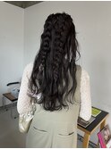 結婚式hair set