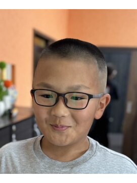 ピシャッとニ代目銀二郎 キッズカット