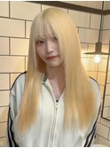 14297ホワイトアッシュ抜きっぱなしブリーチホワイトブロンド