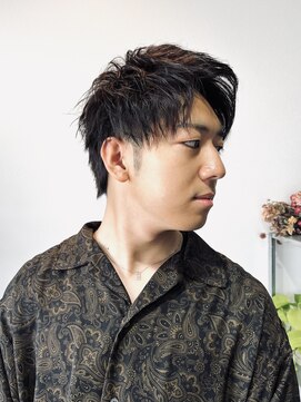 ヴェアリ(Vary) ツーブロック刈り上げメンズショートウルフ