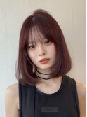 10代20代30代韓国ボブ髪質改善切りっぱなしボブ似合わせカット