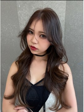 ロンドメリア 天神大名店(Lond Melia) 小顔に見せるヘア/ワンレン/ボブウルフ/ネビージュ/黒髪カタログ