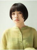 30代40代50代秋の丸みマッシュショート◎艶髪