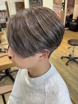 ヘア セフィール 八千代中央店(hair C'feel) ☆ショートハイライト/メッシュ/ダブルカラー/ショート