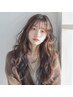 【贅沢ゆるふわSET】似合わせカット＋コテ巻き風デジパ＋艶カラー