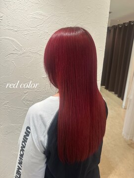 グラマラス GLAMOROUS レッド×ロング