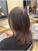 【レイヤーカット】暗めカラー/グランマッシュ/中島