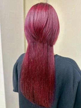 エターナルバイマティーナ(Eternal by MATINA) 【ピンクレッド/ロングクラゲウルフ】池袋美容室