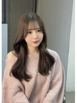 ヌイ 横浜(nui) 透明感ベージュ大人ガーリー似合わせレイヤー