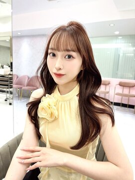 ジーナ 名駅(XENA.) 【haru】ブラウンカラー/韓国ヘア/レイヤーカット/髪質改善