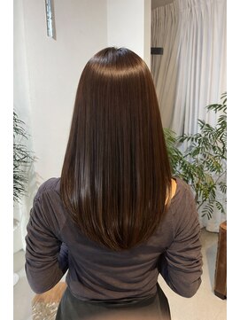 ニア 栄(nia) 大人艶髪レイヤー 髪質改善 天使の輪