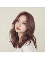 チャチャブラン(cha-cha Blanc)&nbsp;大人可愛いピンクブラウン×ゆるレイヤーミディ