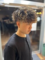 ヘアーワークス ボナ ウニクス店(HAIR WORKS bona) スパイラルパーマ ツーブロック