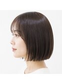 切りっぱなしボブ/ナチュラルヘア