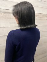 ロックス バイ マグ 松本(rocks BY MAG)&nbsp;髪質改善カラー透明感カラーアッシュグレージュ外ハネボブ