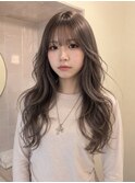 1ブリーチで作る透明感カラー