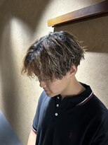 メンズカラー ウォルト 名駅店(walt)&nbsp;名駅 メンズ ハイライトパーマ 韓国風マッシュ