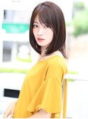 25歳からの【モード/3Dカラー /ミニマムボブ/ジグザグバング】