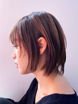 ルッソ(RUSSO) 【RUSSO】小顔ショート☆ミルクティーベージュ