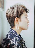 ハンサムショートボブ20代/30代/40代/イオン倉敷/西阿知