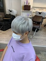メンズ サロン ドット トウキョウ 町田店(men's salon dot. tokyo) 【小柳裕夢】ホワイトシルバー