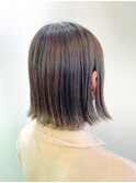 切りっぱなしボブ