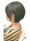 丸みショート☆サイドバングで小顔見せ☆