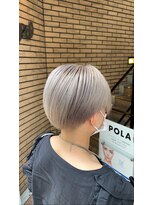 ラフ 難波店(LAFF)&nbsp;#黒髪#ボブルフ#ネビージュ#小顔#ワンレン