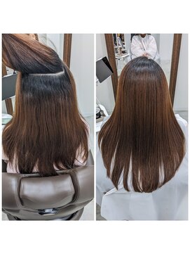 リト 西梅田店(Retto:) 【極艶縮毛矯正プレミアムコース】@仙田