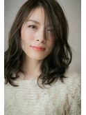 □オリーブアッシュ抜け感小顔ウルフパーマ116志木30代40代50代
