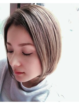 ヘアストーリー リズム(hair story r ism) ハイ透明感のグレージュ♪