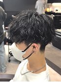 ツイストスパイラルパーマ王道マッシュ束感ショート