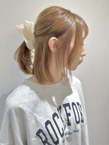 フォーク FOLK&nbsp;【FOLK】透明感ペールベージュ☆似合わせミディアムボブ♪