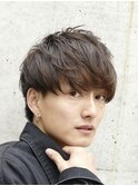 メンズマッシュパーマニュアンスパーマスパイラルパーマ刈り上げ
