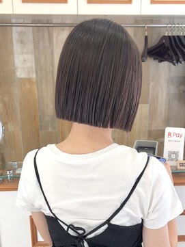 ネオリーブウリ 二子玉川店(Neolive uri) 前髪マチルダボブピンクベージュインナーグレージュ