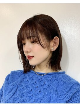 アイトーキョーエス 渋谷(AI TOKYO S) 小顔レイヤー/暖色カラー/外ハネボブ
