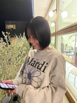 エムサロン 元総社(emusalon) 【Yuuka】やわらかいぷつボブ