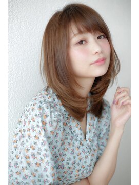 ロタ 吉祥寺(RoTa) 【内巻き小顔】ミディアム×シルキーベージュ