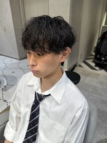 ゼスト リル 新宿(ZEST lill)&nbsp;塩澤太一 シャドウパーマ マッシュパーマ ナチュラルパーマ