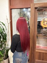 アン(Hair make un)&nbsp;ビビッドレッド