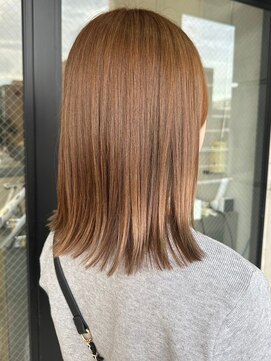 セプト 天神大名(SEPT.) ミルクティーベージュ 切りっぱなし 髪質改善 透明感　20代 韓国