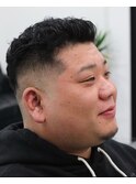 極道パーマ×スキンフェード