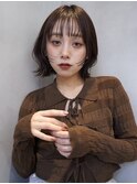 ミニボブ/切りっぱなし/ボブ/縮毛矯正/タッセルボブ
