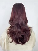 美髪顔周りレイヤーロングくびれヘア_ba505761