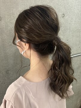 パティオン(PATIONN) グレイカラーでも◎透明感カラー/簡単アレンジ