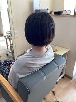 サロンドボーテルリアン(salon de beaute Le lien)の写真/【ヘナカラー/オーガニック/植物由来】自宅での扱いやすさや再現性を意識した「ショートカット」を実現。